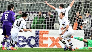 Borussia Mönchengladbach dreht das Spiel in Florenz und steigt ins Achtelfinale der EL auf