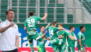 Rapid Wien kann endlich wieder über einen Sieg jubeln