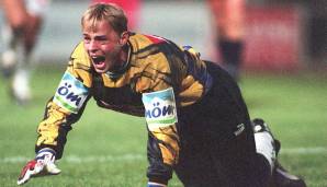 Im Tor: Roland Goriupp - Insgesamt sechs Jahre lang im Kasten der Grazer, in der Meister-Saison 1997/98 allerdings nur mit einem Einsatz. Heute Torwart-Trainer bei Sturm II.