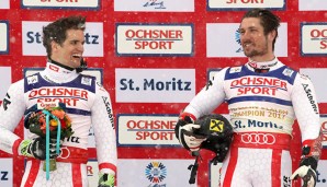 Marcel Hirscher und Roland Leitinger holen Gold und Silber im WM-RTL in St. Moritz