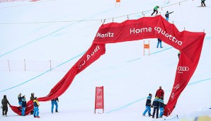 In St. Moritz macht das Wetter den Veranstaltern einen Strich durch die Rechnung