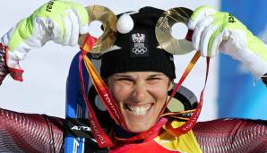 Platz 5, Michaela Dorfmeister (Ski Alpin): 2 Mal Gold, 1 Mal Silber