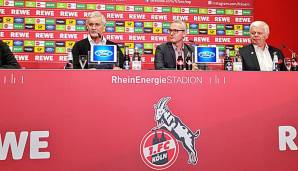Armin Veh ist als Geschäftsführer des 1. FC Köln vorgestellt worden