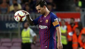 Lionel Messi traf für Barcelona zur zwischenzeitlichen Führung.