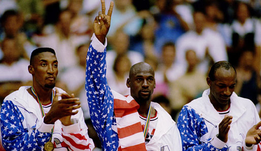 Für Michael Jordan war es die 2. Goldmedaille: 1984 hatte er schon in L.A. zugeschlagen
