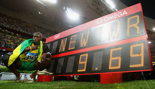 Schnell, schneller, Usain Bolt! Weltrekord über die 100 m
