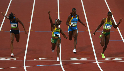Zwar kein Weltrekord, dafür Gold und Silber im Doppelpack für Jamaika über die 100 m