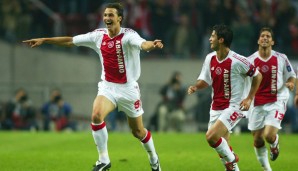 Bis 2004 streifte sich Ibra das Trikot von Ajax 74 Mal über. Neben zwei Meisterschaften gelangen dem Schweden 35 Treffer in der Eredivisie