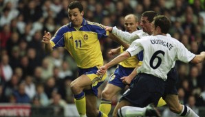 Schon bald folgte auch das Debüt in der Nationalmannschaft. Am 31. Januar 2001 lief Zlatan im Spiel gegen die Färöer erstmals für Schweden auf