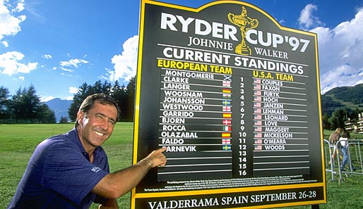 1997 holte Seve als Kapitän mit Europa den Ryder Cup in Valderrama. Europa 14,5, USA 13,5