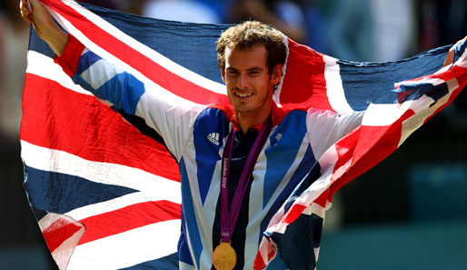 Revanche geglückt: Andy Murray freut sich über den beeindruckenden Sieg gegen Tennis-König Roger Federer im Olympia-Finale