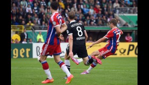 Thomas Müller erzielte den zweiten Treffer aus 15 Metern