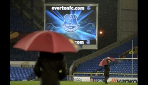 EVERTON - KIEW 2:1 - Ein verregneter Abend in Liverpool - Für den FC Everton gab es trotzdem Grund zum Feiern