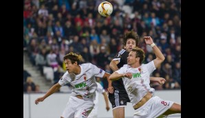 Der FC Augsburg hatte mit Partizan Belgrad zu kämpfen