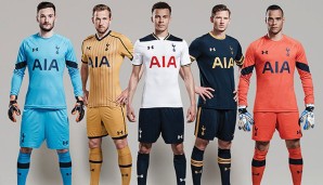 Tottenham goes Golden Boys: Bei der Präsentation der Trikots für die neue Saison haben die Spurs vor allem mit ihrem goldenen Ausweichtrikot für Aufsehen gesorgt