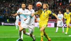 Platz 9: Anatoliy Tymoshchuk. Neben dem Gewinn der Champions League mit den Bayern 2013 erreichte Tymoshchuk mit 144 Einsätzen eine beachtliche Anzahl an Länderspielen für die Ukraine.