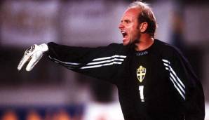 Platz 11: Thomas Ravelli. Der Keeper hütete das Tor der Schweden zwischen 1981 und 1997 satte 143 Mal.