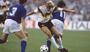 Platz 86: Der Nächste im Club der Hunderter ist unser Sommermärchen-Architekt Jürgen Klinsmann mit 108 Spielen für Deutschland. Klinsi darf sich mit den Titeln 90' und 96' Welt- und Europameister nennen