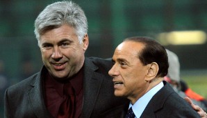 Bei diesem Lebenslauf und Arbeitgebern wurde auch Milan-Besitzer Silvio Berlusconi zwangweise ein Teil von Ancelottis Karriere und Leben