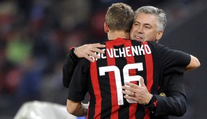 Achja, Andriy Shevchenko darf natürlich auch nicht fehlen. Der Ukrainier machte Ancelotti mit seinen Toren glücklich