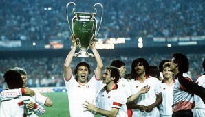 Ancelotti gewann mit dem AC Milan viele Titel. Darunter den Europapokal der Landesmeister 1989 und 1990