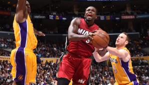 SF: Luol Deng, Saison 2015/16 bei den Miami Heat: 13,3 Punkte, 5,9 Rebounds, 1,6 Assists