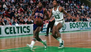 Isiah Thomas (Detroit Pistons 1981-1994): 13 Saisons. Erfolge: 2x NBA-Champions (1989,1990), Finals-MVP (1990), 12x All-Star (1982-1993)
