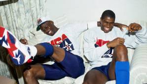 1992 wurde in Barcelona das Dream Team um MJ und Magic geboren. Die USA verzückten mit ihrer Dominanz die komplette Sportwelt und gewannen das Finale mit 117:85 gegen Kroatien