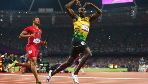 Für die 100 Meter braucht Bolt nur 41 Schritte. Jeder Step ist also im Durchschnitt 2,43 Meter lang