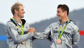 Tag 13, Bronze im 49er der Männer: Erik Heil und Thomas Plößel