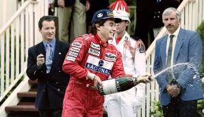 Platz 5, Ayrton Senna (41 Siege in 161 Rennen): Der Brasilianer gilt für viele als der beste Fahrer aller Zeiten. Bevor er 1994 beim GP von San Marino tödlich verunglückte, konnte er unter anderem sechs Mal in Monaco gewinnen - bis heute Rekord.
