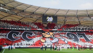 Beim VfB haben sich die Fans zum 20. Geburtstag von Commando Cannstatt Anfang April etwas Besonderes einfallen lassen