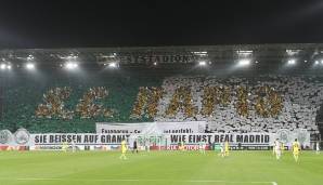 Die Fans von Rapid Wien ließen sich für das Europa-League-Heimspiel gegen Villarreal einfallen.