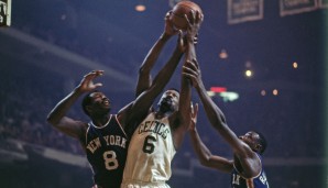 All-Time Rebounding Leader: Bill Russell mit 21.620 Rebounds