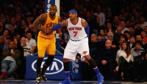 Carmelo Anthony (New York Knicks) scheitert mit seiner 88 an der Top10