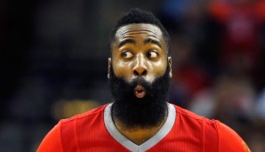 Auch The Beard James Harden (Houston Rockets) freut sich über ein 90er-Rating
