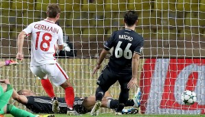 AS MONACO - ZSKA MOSKAU 3:0: Kurzen Prozess machte Monaco mit den Russen aus Moskau. Germain stocherte den Ball zur Führung ins Tor