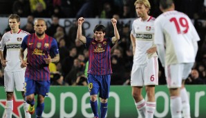 1:7 verlor Leverkusen am 7. März 2012 das Achtelfinalrückspiel beim FC Barcelona. Lionel Messi erzielte allein fünf Tore gegen den Bundesligisten