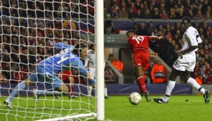 Und noch ein Achterpack: Der FC Liverpool (u.a. mit Ryan Babel) zerlegte am 6. November 2007 Besiktas an der heimischen Anfield Road mit 8:0