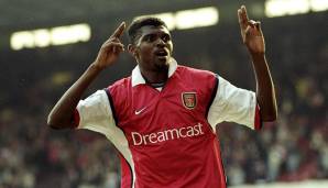 1999: Nwankwo Kanu (FC Arsenal): Der erste Wiederholungstäter - Kanu stieg nach seinem Wechsel zu den Nordlondonern schnell zum Publikumsliebling auf.