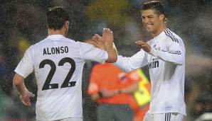Bei Real trifft Alonso auch auf Cristiano Ronaldo - zu dieser Zeit übrigens noch "CR9".