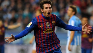 FC Barcelona (saison 2012/13, 115 Tore in 38: Schnitt von 3,03): Lionel Messi war in dieser Saison mit 46 Buden der beste Torschütze bei Barca