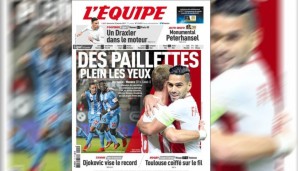 Die L'Equipe, das Flagschiff der französischen Sportberichterstattung, nimmt Draxler gleich mal aufs Cover. "Un Draxler dans le moteur!" - "Tiger in the tank", oder wie?