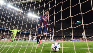 Schnell integriert sich Suarez in die Offensive und ist maßgeblich daran beteiligt, dass Barca ins Champions-League-Finale einzieht - durch einen Halbfinalsieg gegen den FC Bayern