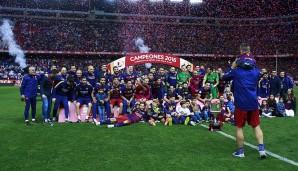 In der Saison darauf gewinnt Barca "nur" die Meisterschaft und den Pokal