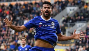 Diego Costa (FC Chelsea, 18 Spiele, 14 Tore, 5 Assists)
