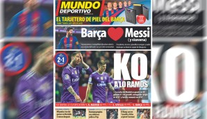 Die "Mundo Deportivo" streut etwas mehr Häme über die ganze Kiste: "K.o. in Ramos-Manier"