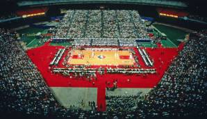 Ungewohntes Setting beim All-Star Game 1989 in Houston.