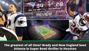 Mirror: Der Mirror geht da noch einen Schritt weiter: "Der Beste aller Zeiten? Brady und New England schlagen Atlanta im Super-Bowl-Thriller in Houston"