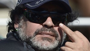 Diego Maradona war beim Davis Cup zu Besuch